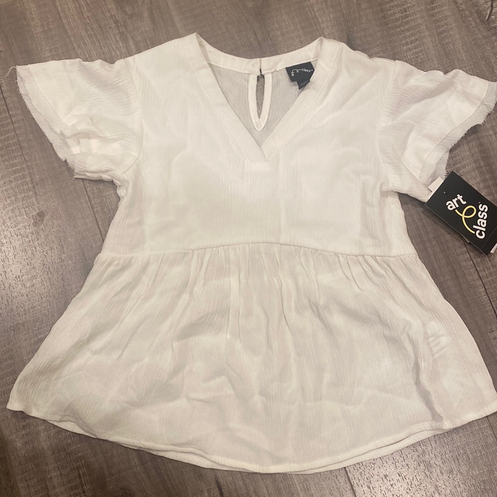 Girls White Top